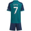 Maillot de Supporter Arsenal Saka 7 Troisième 2023-24 Pour Enfant